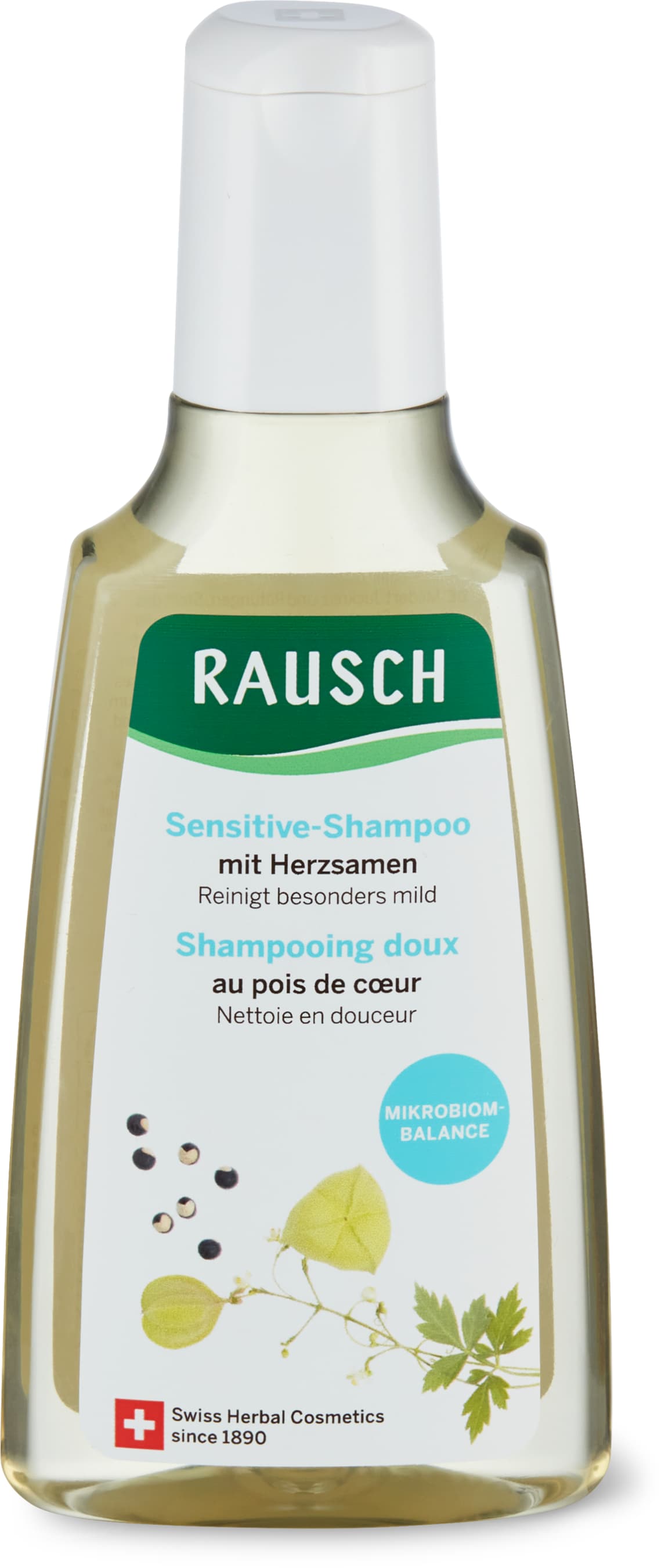 Sensitive Shampoo mit Herzsamen empfindliche Kopfhaut